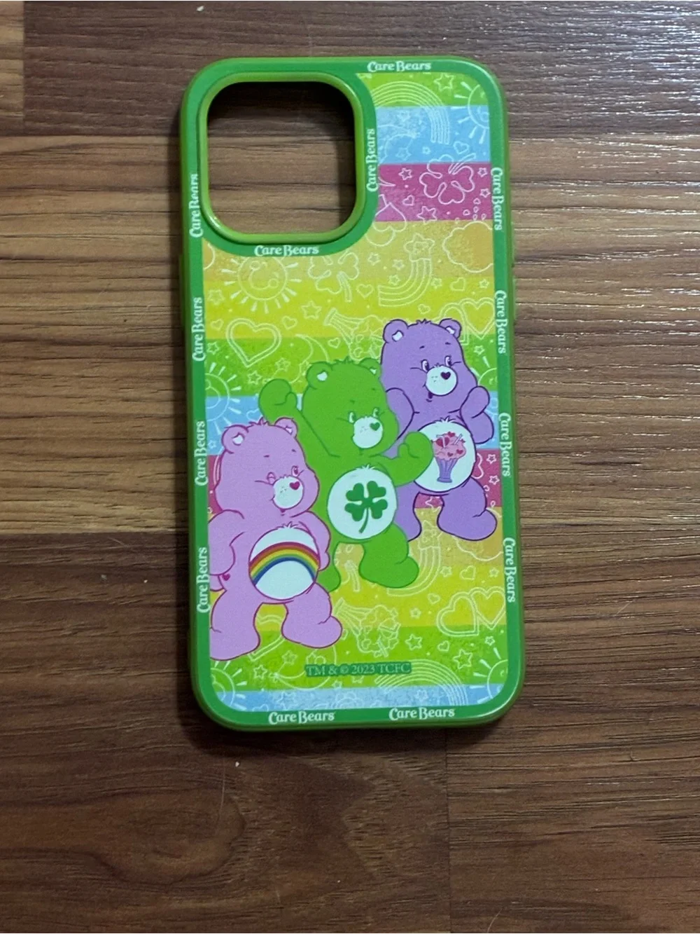 Care Bears Green Trim Multicolor Bear Print Phone Case